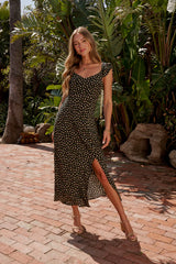 Grayson Floral Maxi Dress in Black