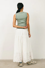 Kimberly Tank Top in Sage