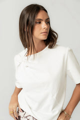Posie Knot Tee in White