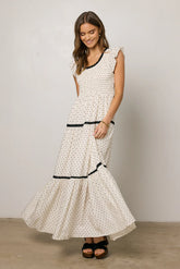 Faraday Polka Dot Maxi Dress