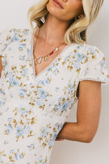 Leo Lace Trim Mini Dress