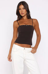 Too Rare To Care Top Chocolate