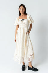Tracie Sheer Midi Dress