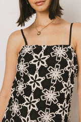 Cory Embroidered Mini Dress