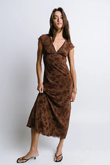 Maggie Floral Midi Dress