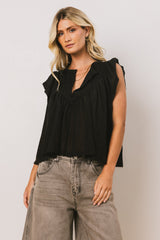 Leia Blouse in Black