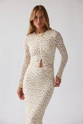 Reggie Floral Top in Multi