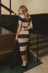 Tillie Striped Midi Dress