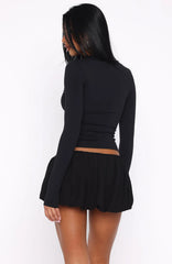 Sunkissed Memories Mini Skort Black