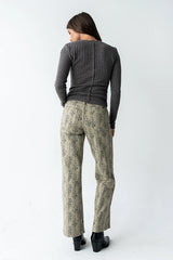 Mckayla Textured Top in Charcoal