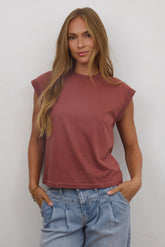 Arlo Top in Brick