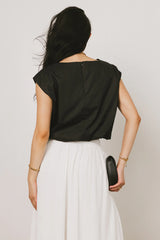 Rich Bubble Top in Black