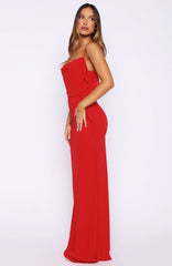 Love Blossoms Maxi Dress Red