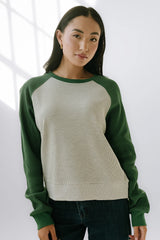 Franklin Contrast Top in Green
