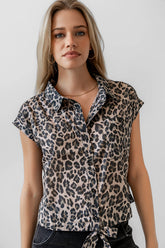 Reece Leopard Blouse