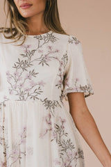 Evelise Floral Midi Dress