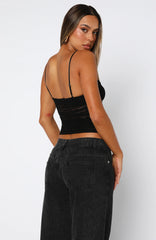 To My Heart Lace Bustier Noir