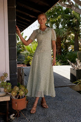 Saige Ruffled Maxi Dress