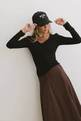 Iris Basic Top in Black