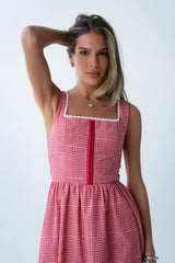 Kenzy Plaid Midi Dress