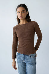 Cameron Top in Brown