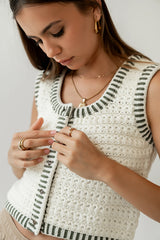 Malia Knit Tank in Olive