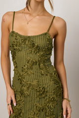 Cyrus Textured Midi Dress