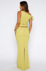 Top To Bottom Maxi Skirt Limeade