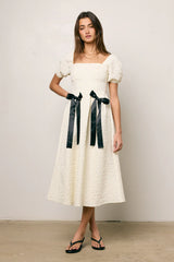 Nova Textured Midi Dress