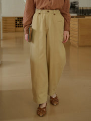 Maggie Lyocell Cotton Carrot Trousers
