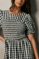Shailee Smocked Mini Dress