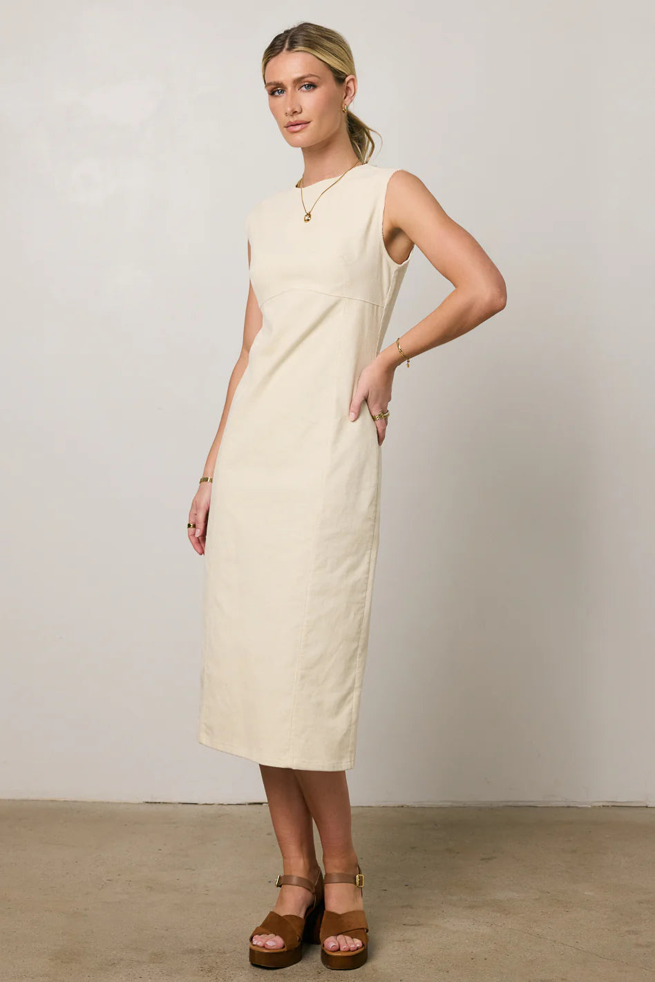Olivia Corduroy Midi Dress