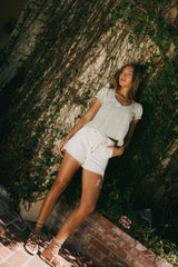 Laney Relaxed Blouse in Sage