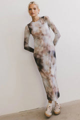 Jamie Watercolor Bodycon Dress