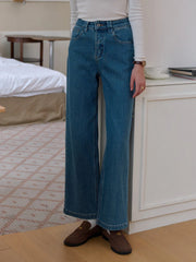 Alexis Straight Lyocell Cotton Jeans