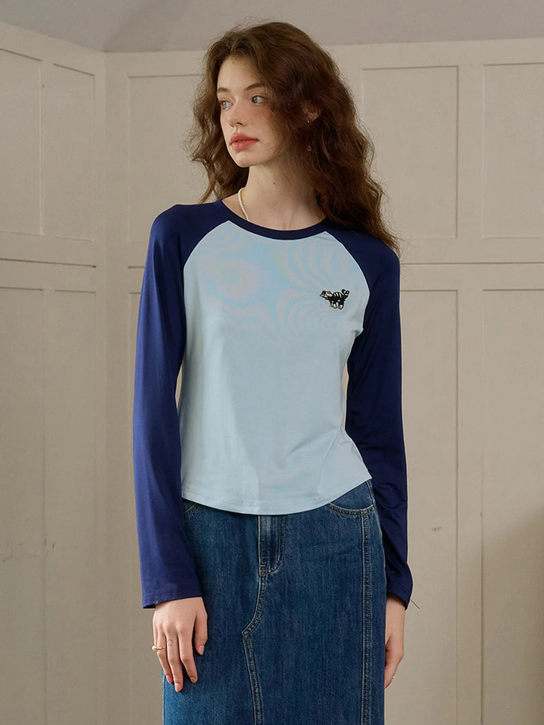 Judy Round Neck Embroidered Top