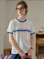 Allison Round Neck 100% Cotton T-shirt