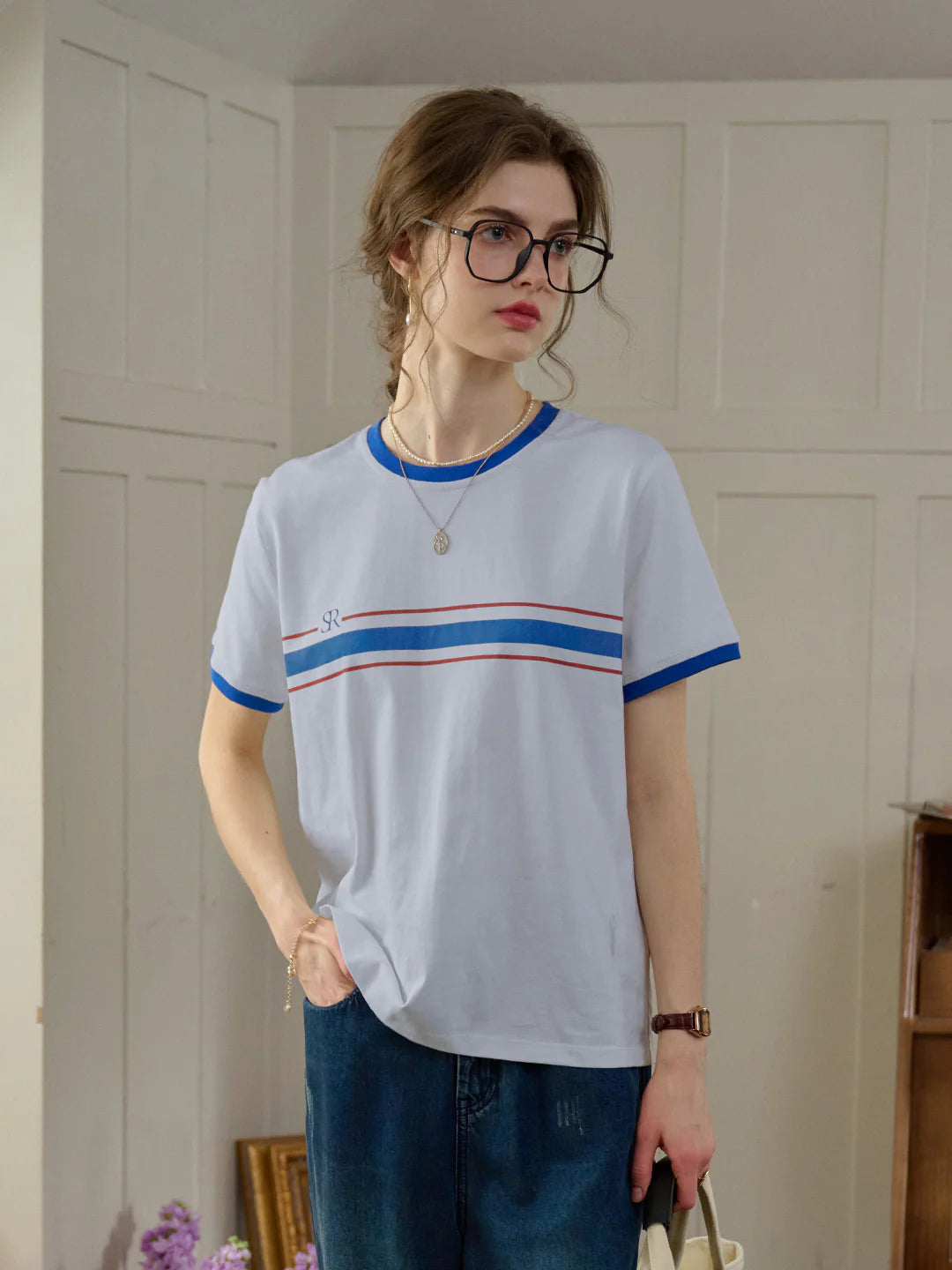 Kai Women's Solid Color T-shirt