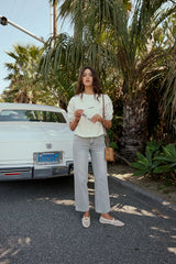 Wyatt Tiered Sleeve Top in Cream