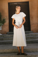 Saxton Maxi Dress in Bone