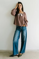 Jemma Plaid Blouse