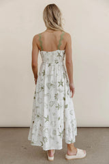 Lucy Sea Print Maxi Dress