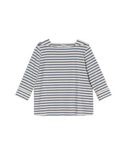 Aika Round Neck Striped 100% Cotton Top