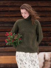 Zayla Turtleneck 100% Wool Sweater