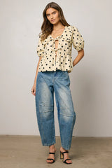 Ronie Peplum Top