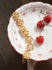 Macaron Retro Gold Necklace