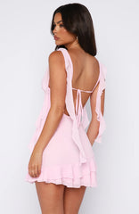 Rebel Rebel Mini Dress Baby Pink