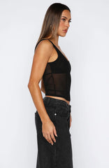 Let's Ride Top Black