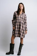 Karrie Plaid Mini Dress
