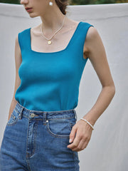 Leilani Square Collar Knit Vest